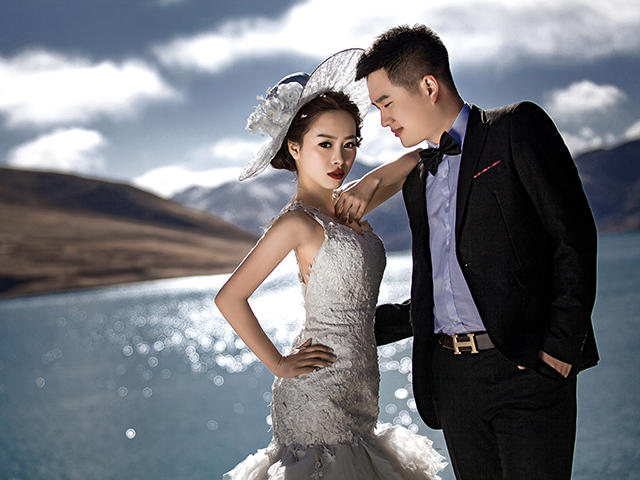 炘炎映画全球旅拍西藏站 市区婚纱照的独特魅力