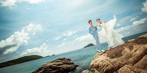 海风轻拂，爱意永恒 海边婚纱照摆姿指南与拍摄全攻略